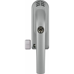 Abus Alarm-Fenstergriff FG300A Argent avec alarme et clé.