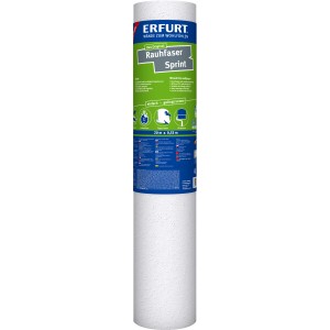 Rouleau de papier peint Erfurt Rauhfaser Sprint, à peindre avec une texture fine.