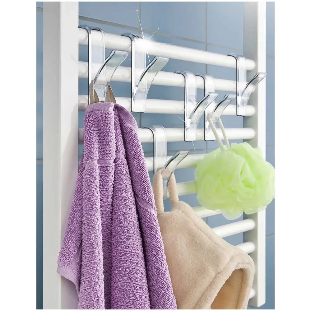 Spirella Gancio Portasciugamani Da Parete In Legno Punt - Pratico Organizer Per Bagno, Stile Naturale E Versatile.