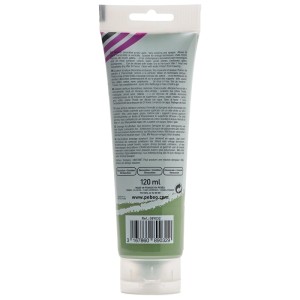 Pébéo Decocrème Acrylfarbe Kieferngrün, 120ml Tube, matte Optik für Künstlerbedarf und Dekoration.