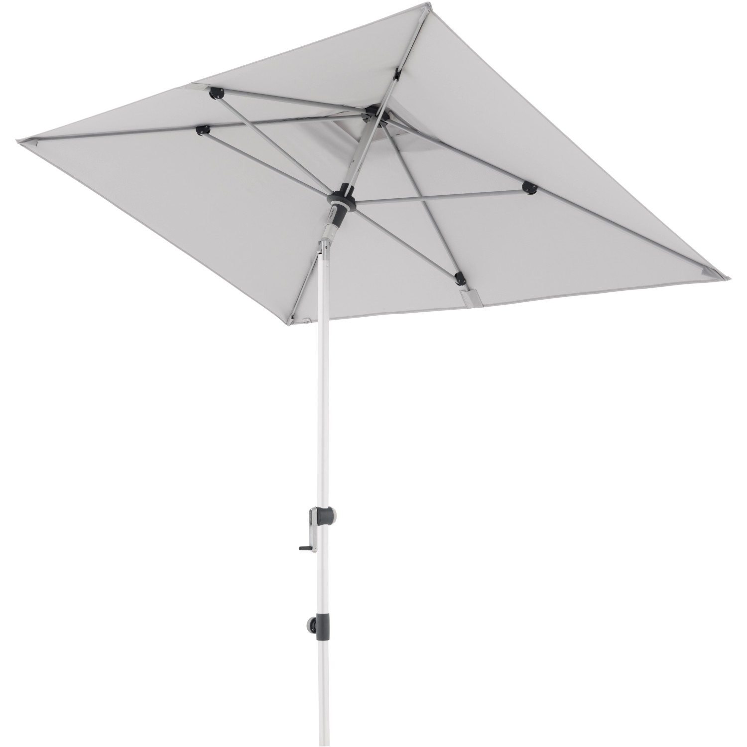 Sonnenschirm Expert Auto Tilt Hellgrau 220 x 140 cm kaufen bei OBI