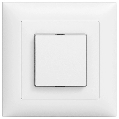 Feller Unterputz-Drucktaster EdizioDue A/R Weiss