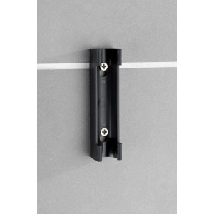 Supporto a parete per tergivetro per pavimenti e finestre Wenko Rosole in acciaio inox, lucido.