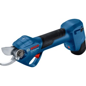 Cesoie da giardino a batteria Bosch Professional GGP 12V-25 con batterie e caricabatterie.