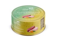 Terra Felis Katzen-Nassfutter Rind und Kaninchen 80 g