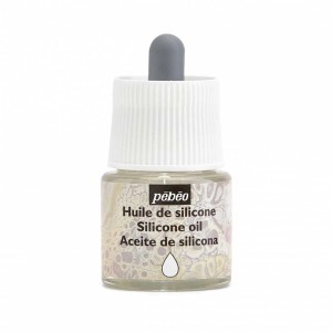 Pébéo Studio Acrylics Silikonöl, 45 ml Flasche mit Pipette für Pouring-Technik.