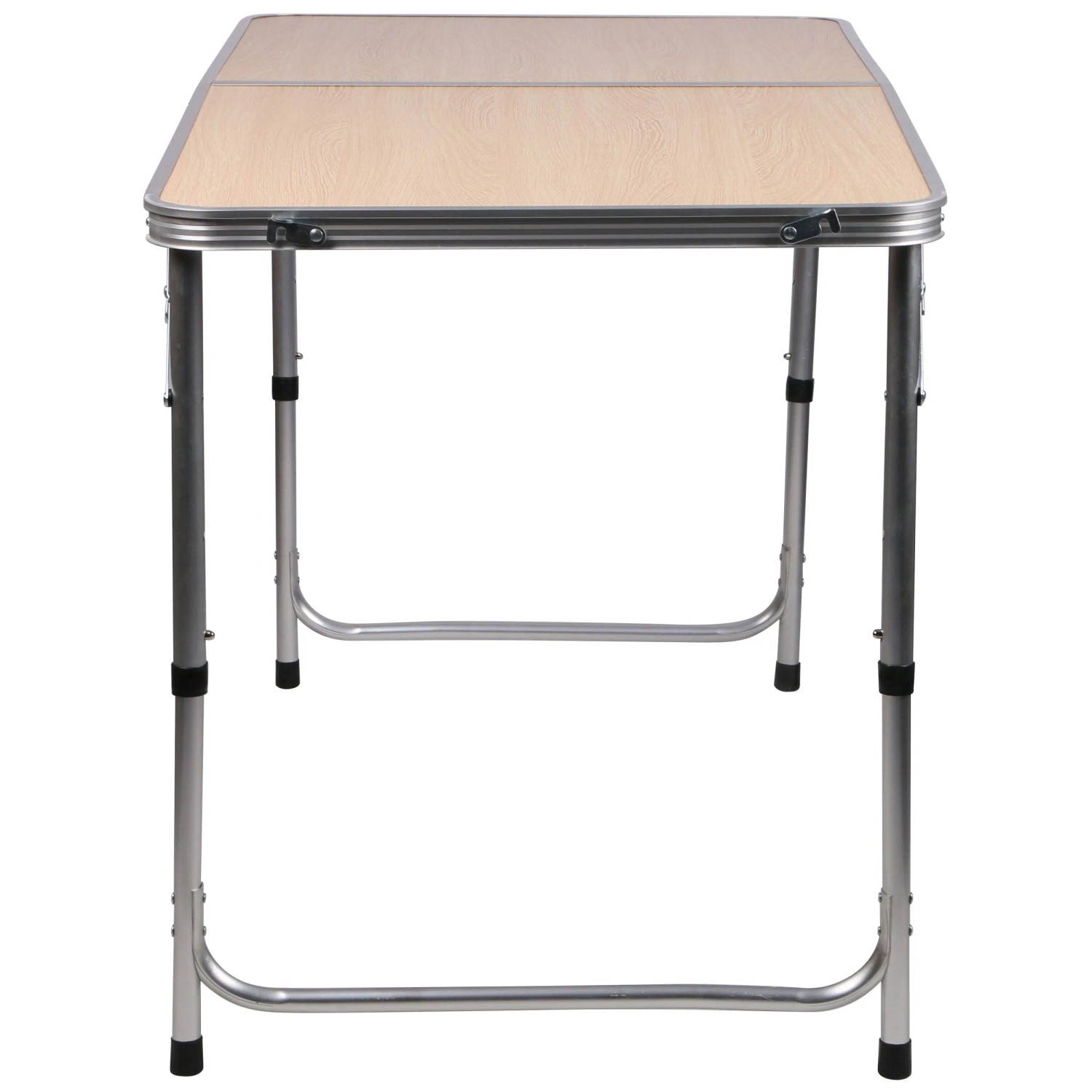 Campingtisch klappbar Aluminium Hellbraun (HxBxT) 70 x 60 x 120 cm