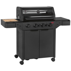 Jamestown Barbecue a gas KNOX Classen a 4 fuochi con copertura 118 x 144 x 56 cm