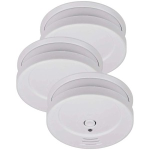 Kit de détecteurs de fumée Brennenstuhl RM C 9010, 3 pièces, blanc. Protection incendie pour votre maison.