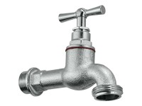 Mateu® Auslaufventil schwer Messing verchromt 1/2