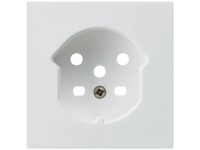 Hager Steckdose Kallysto Duroplast Weiss 1 x Typ 15