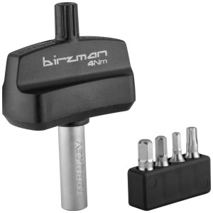 Chiave dinamometrica Birzman 4 Nm con inserti nel supporto, strumento per biciclette.