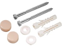 WC Befestigung-Satz Beige 6 mm x 70 mm WC Befestigung-Satz Beige 6 mm x 70 mm