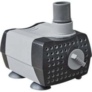 Pompa da interno Heissner 300 l/h, pompa ad immersione regolabile per fontane e acquari.