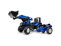 Falk New Holland Traktor mit Anhänger Gr. XL