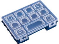 LUX Sortierkasten mit 6 Fächern Blau