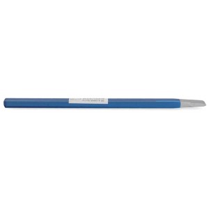 Scalpello da elettricista blu, 10x250 mm, per lavorare la pietra e scalpellare canaline.
