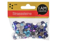 Ideen Mit Herz Strass-Bordüren Rot - Selbstklebende Schmucksteine 3-5mm Zum Basteln