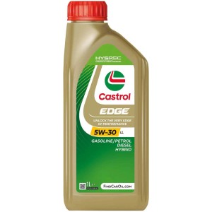 Huile moteur Castrol Edge 5W-30 LL en bouteille de 1L pour véhicules essence, diesel et hybrides.