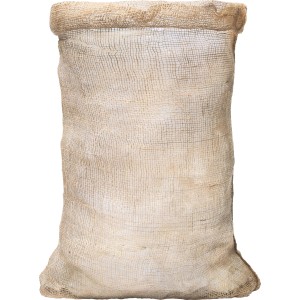 Sac à feuilles compostable, lot de 2, en jute, env. 100x70 cm.