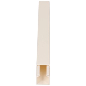 Goulotte de câbles auto-adhésive Max Hauri, blanche, 16x16mm, longueur 2m. Pour gestion des câbles.