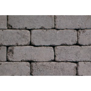 Diephaus Mauerstein Collo Basalt, grauer Stein mit gebrochenen Kanten, 30x20x10 cm.