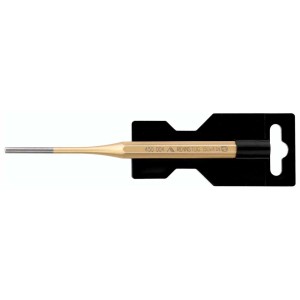 Rennsteig chasse-goupille 150x10x2 mm, couleur or, avec support. Outil pour chasser les goupilles.
