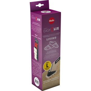 Set piedini di ricambio Hailo EasyClix Living taglia L per scale, protegge i pavimenti delicati.