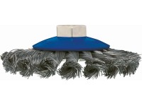 LUX Stahl-Scheibenbürste Gezopft Ø 100 mm