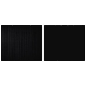 Hepa Solar Komplettkraftwerk Lite & Flex 600, sistema solare nero con 4 pannelli solari flessibili.