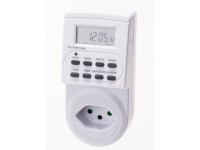 Steckerschaltuhr digital Weiss Steckerschaltuhr digital Weiss