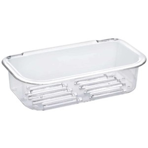 Diaqua Wannenseifenschale, glasklare Seifenablage für die Badewanne.