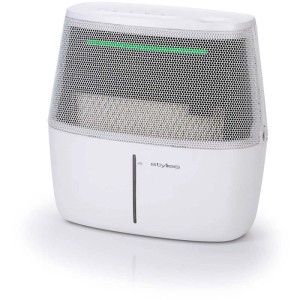 Humidificateur d'air blanc Alaze 3,5 W avec indicateur de niveau d'eau et design en maille.