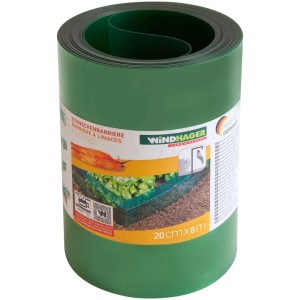 Barriera antichiocciole Windhager in PET, rotolo da 8 m, protezione antichiocciole senza sostanze chimiche per il giardino.