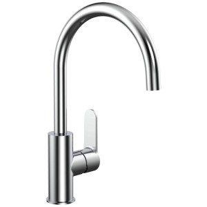 Miscelatore da lavello Laurin di Laufen con bocca cromata da 20 cm