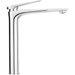 Miscelatore lavabo alto baliv WT-5081 cromato, moderno, per lavabi da appoggio.