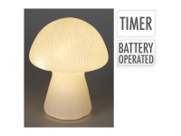 LED-Pilz Glas / Höhe 20,5 cm