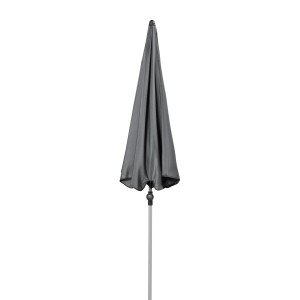 Ombrellone da mercato Doppler antracite (Ø 200 cm) chiuso con manovella.