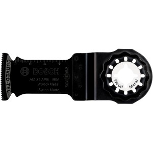 Lame de scie plongeante Bosch Pro AIZ 32 EB pour bois et métal, 50x32mm, accessoire pour outils multifonctions.