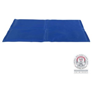 Tappetino refrigerante blu Trixie, 65x50 cm, per cani. Cuscino per cani per le giornate calde.