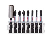 Bosch Impact Control Schrauberbit-Set Power Bit PH / PZ / T20 - T30 / 8-tlg.