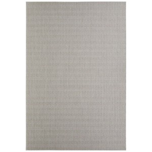 Tappeto da esterno grigio Andiamo Houston, 160x230 cm, in polipropilene. Resistente alle intemperie e facile da pulire.