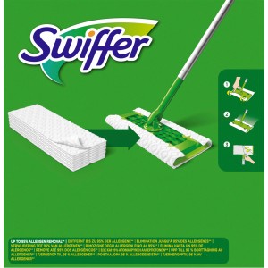 Swiffer panni asciutti di ricambio, confezione da 72 per scopa Swiffer.