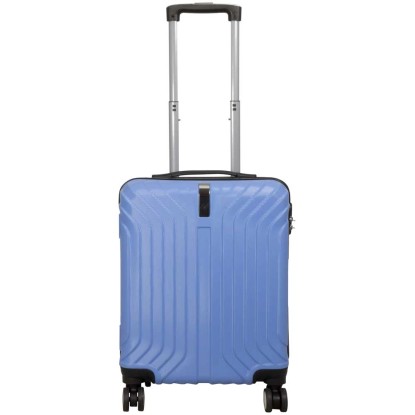 Rollkoffer Boarding-Reisekoffer ABS Hellblau