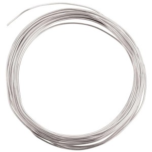 Filo di alluminio, spessore 1 mm, lunghezza 5 m, per lavori creativi e decorazioni.