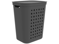 Rotho Wäschebox Jona Anthrazit 55 l inkl. Deckel