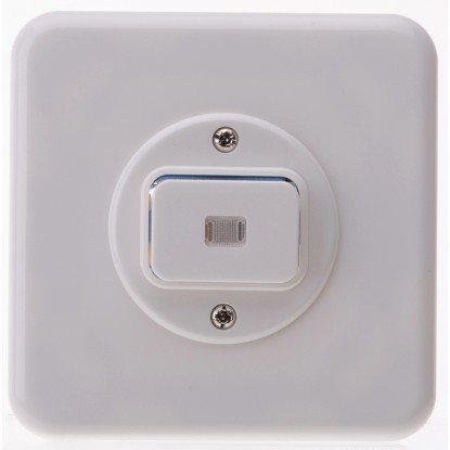 UP-Schalter Basico Hager Weiss