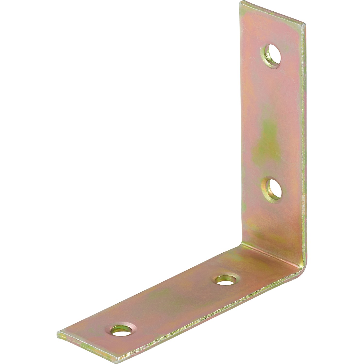 Équerre de chaise galvanisée Jaune (HxlxP) 60 x 60 x 18 mm