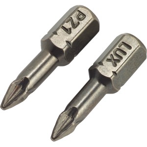 Due inserti LUX Torsion Comfort PZ1, 25mm, in acciaio.