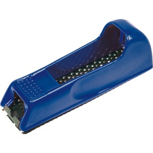 Râpe à bois bleue LUX-TOOLS, lame de 140 mm, pour bois, plastique et plaques de plâtre.